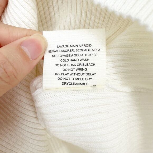 NEW Musier Drew Tank Top with Pearl Straps Ribbed Knit White Women's 38 US 6 - Picture 8 of 10